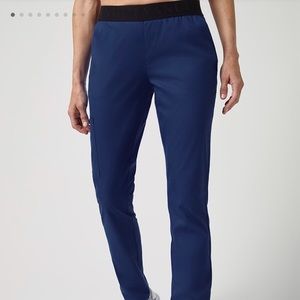 JAANUU SCRUBS SIZE S HEATHERED NAVY STRAIGHT leg